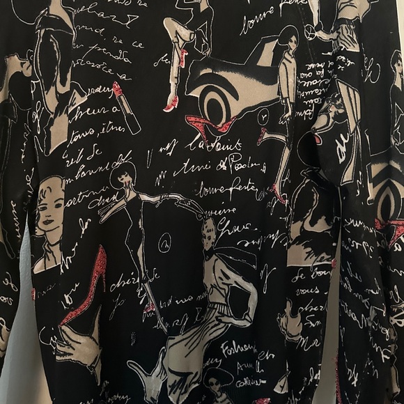 BCBGMAXAZRIA
Embellished Graphic Print Women's Sweater - Picture 8 of 8